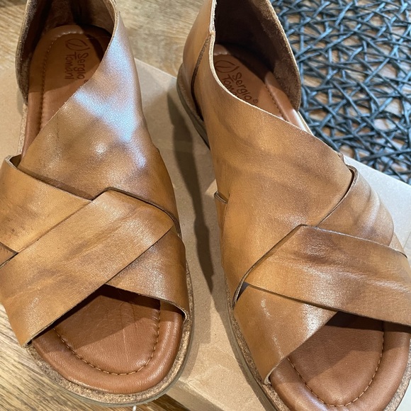 Sundance Shoes Sundance Sergio Tomani Brown Elfa Sandals Nwot